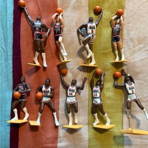 Vintage collection of 1992 Kenner Starting Lineup action figures “Dream Team
